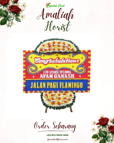 Bunga Papan Congratulation di Pondokmelati
